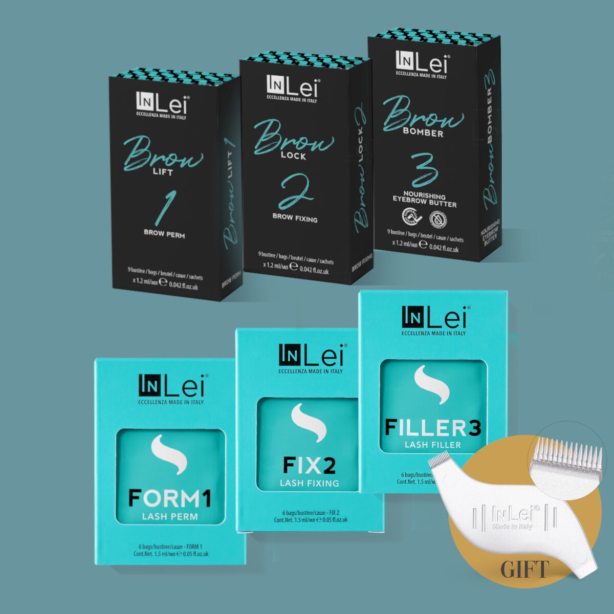 Kit InLei® Monodosis Lifting + Laminado (Regalo Helper 1 und)