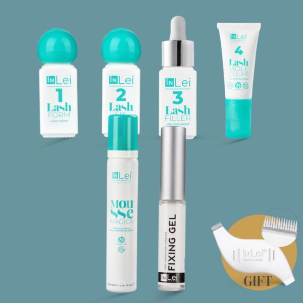 kit inlei 25.9 forma up lifting pestañas fixing gel