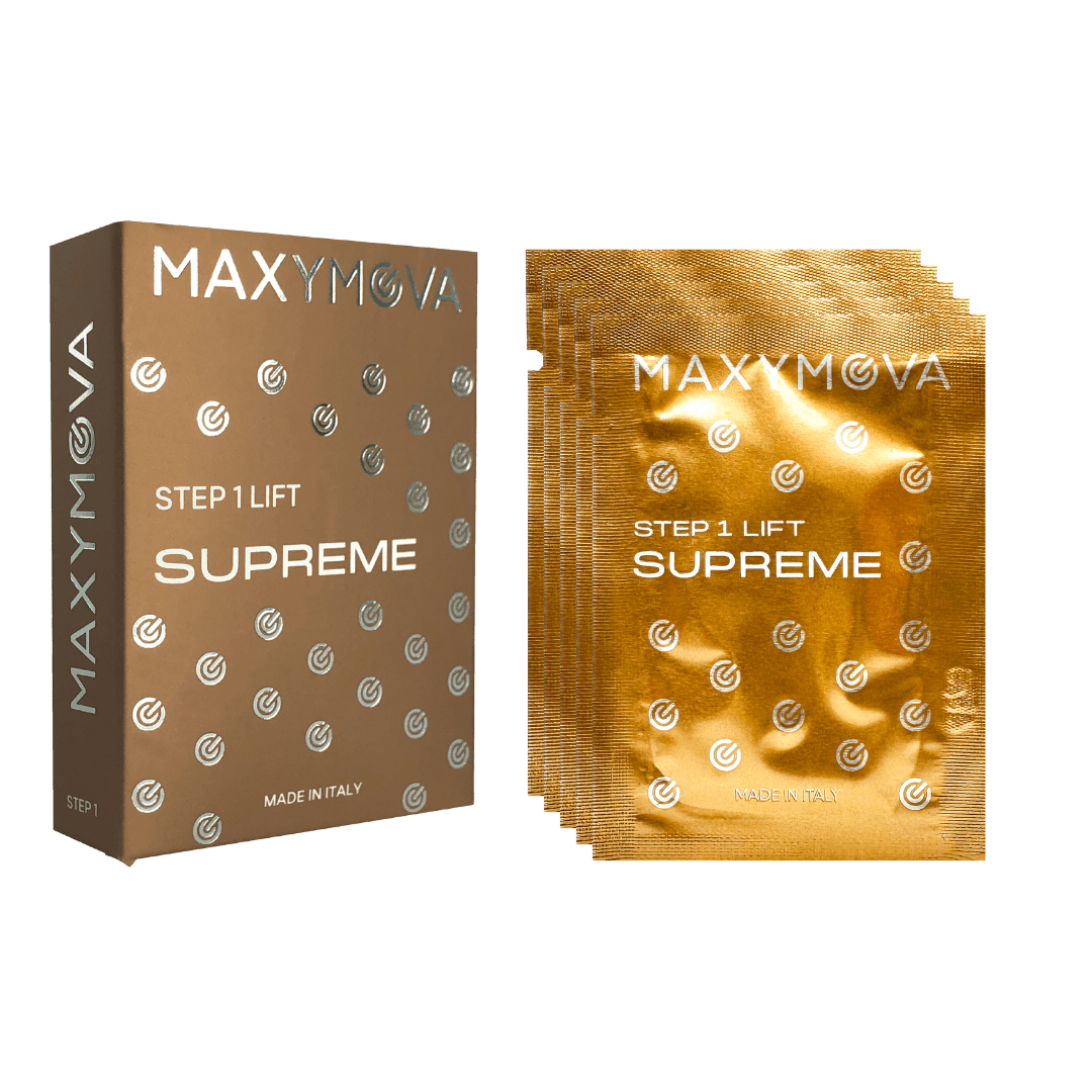 MAXYNOVA PASO 1 LIFT SUPREME - para laminación de cejas y pestañas, monodosis 1,5 ml 5 sobres