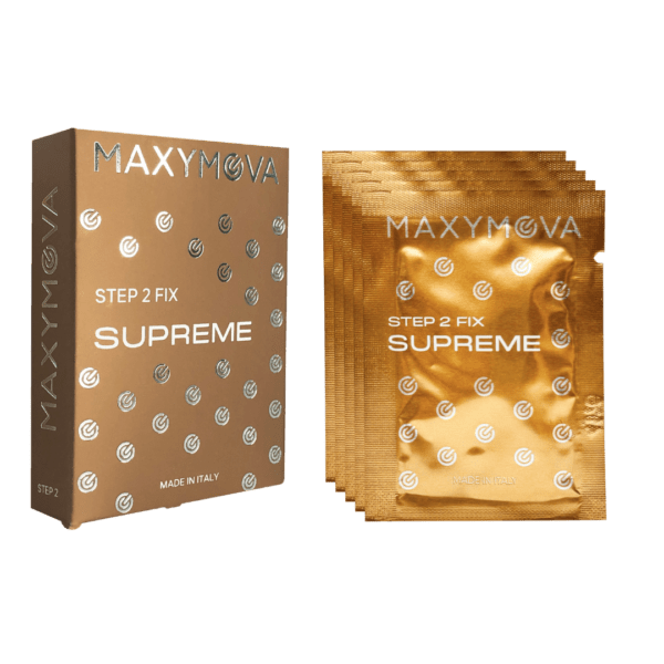 MAXYNOVA PASO 2 SUPREME FIX - para laminación de cejas y pestañas, monodosis 1,5 ml 5 sobres