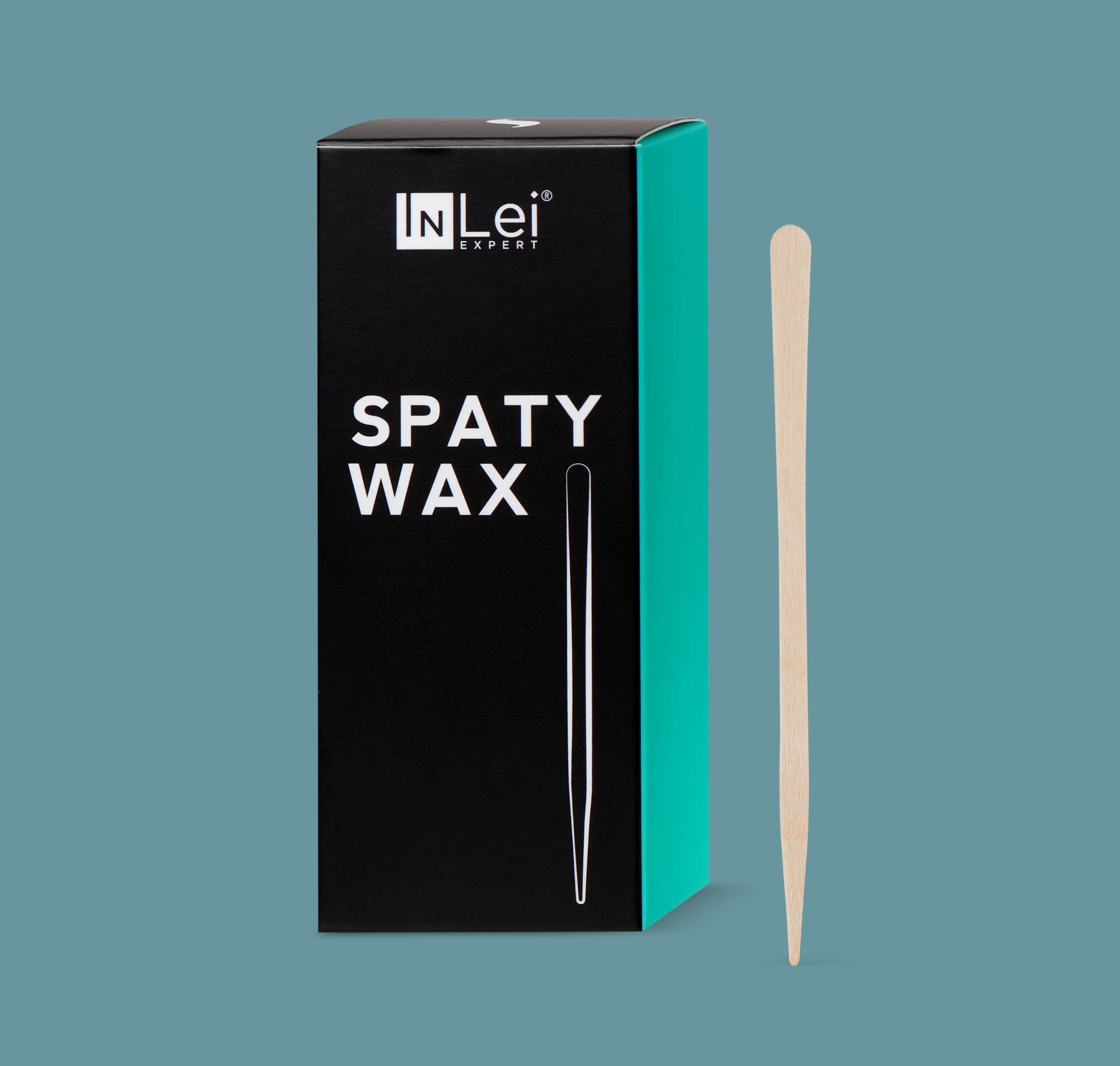 InLei® SPATY WAX espátulas de madera con punta fina 100 piezas