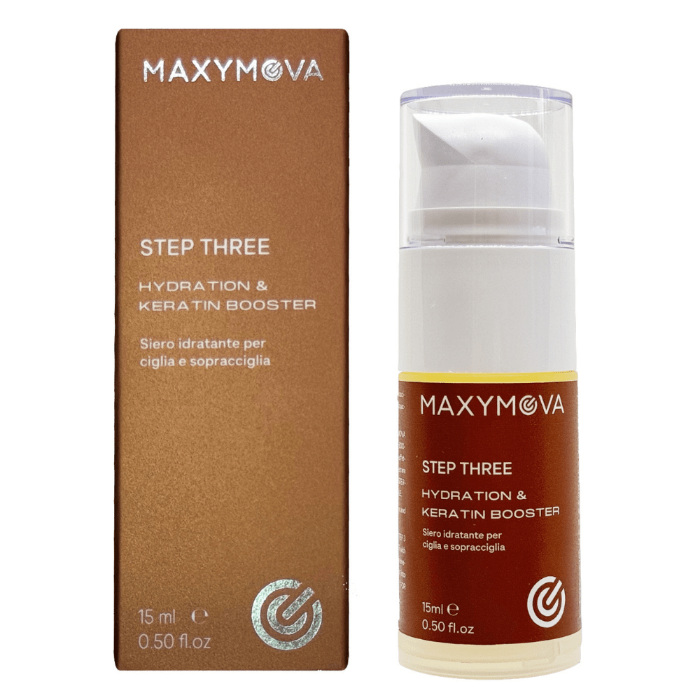 MAXYMOVA PASO 3 HYDRATACION & KERATINA para lifting de pestañas y laminado de cejas 15 ml