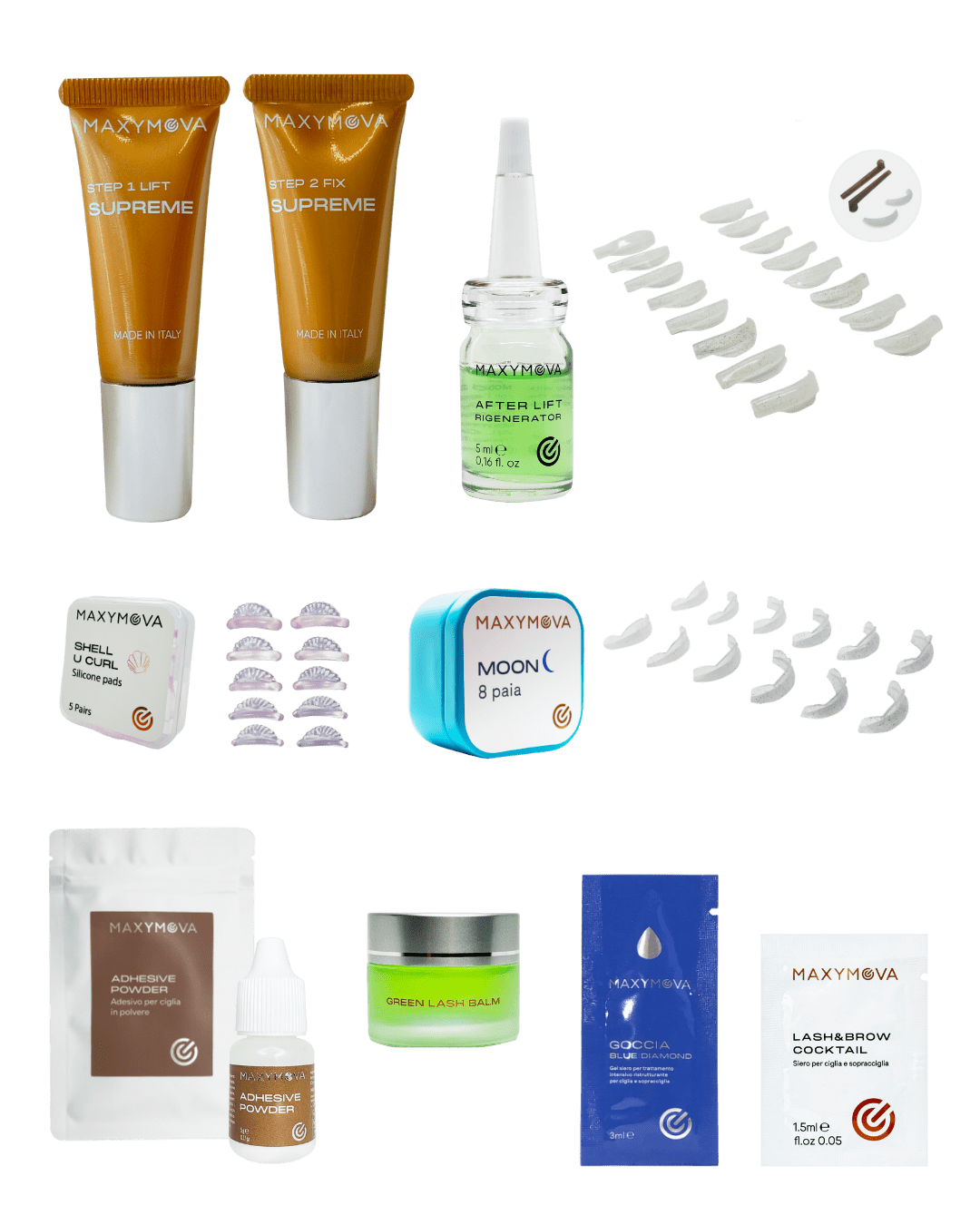 Kit MAXYMOVA AVANZADO DE LAMINACIÓN DE PESTAÑAS PARA LA TÉCNICA DE FUSIÓN COREANA