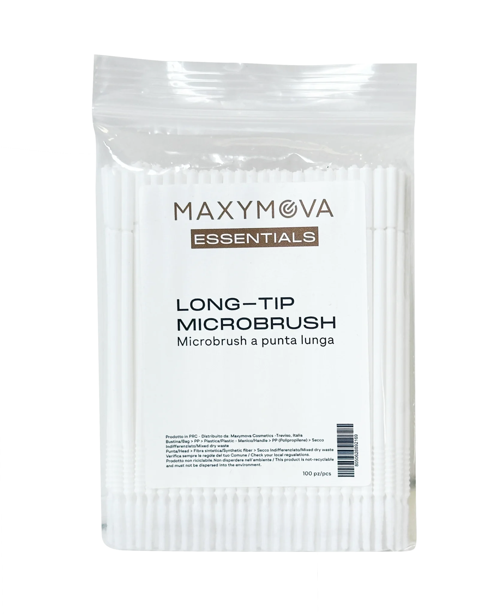 MAXYMOVA MICROCEPILLO DE PUNTA LARGA DE PRECISIÓN MAXYMOVA - PAQUETE DE 100