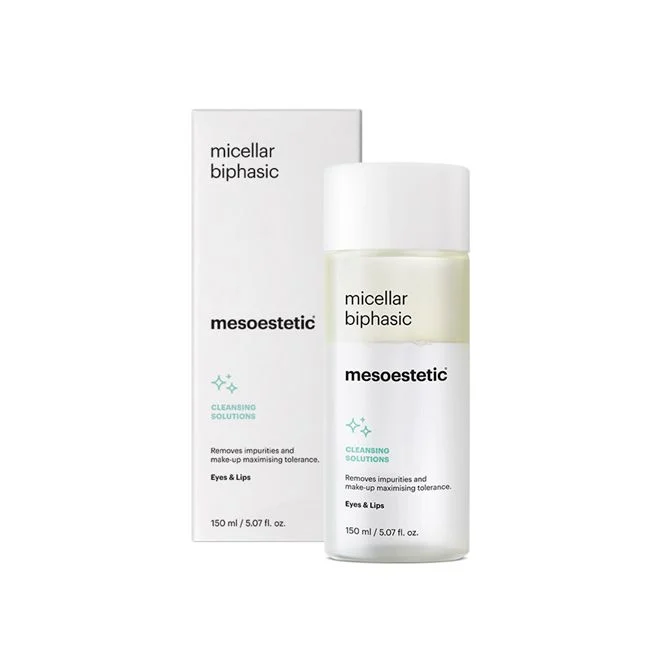 micellar biphasic micellar biphasic micellar biphasic micellar biphasic micellar biphasic Saltar al comienzo de la galería de imágenes micellar biphasic desmaquillante bifásico Mesoestetic