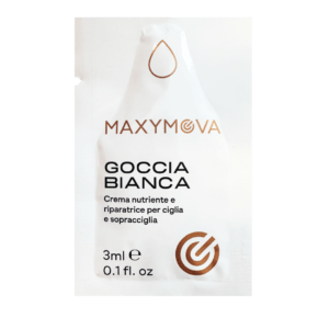 MAXYMOVA Goccia Blanca crema nutritiva y reparadora para cejas y pestañas 1 sombre 3 ml
